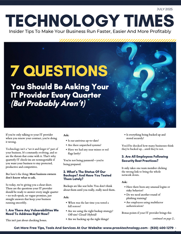 technology times newsletter July 2025